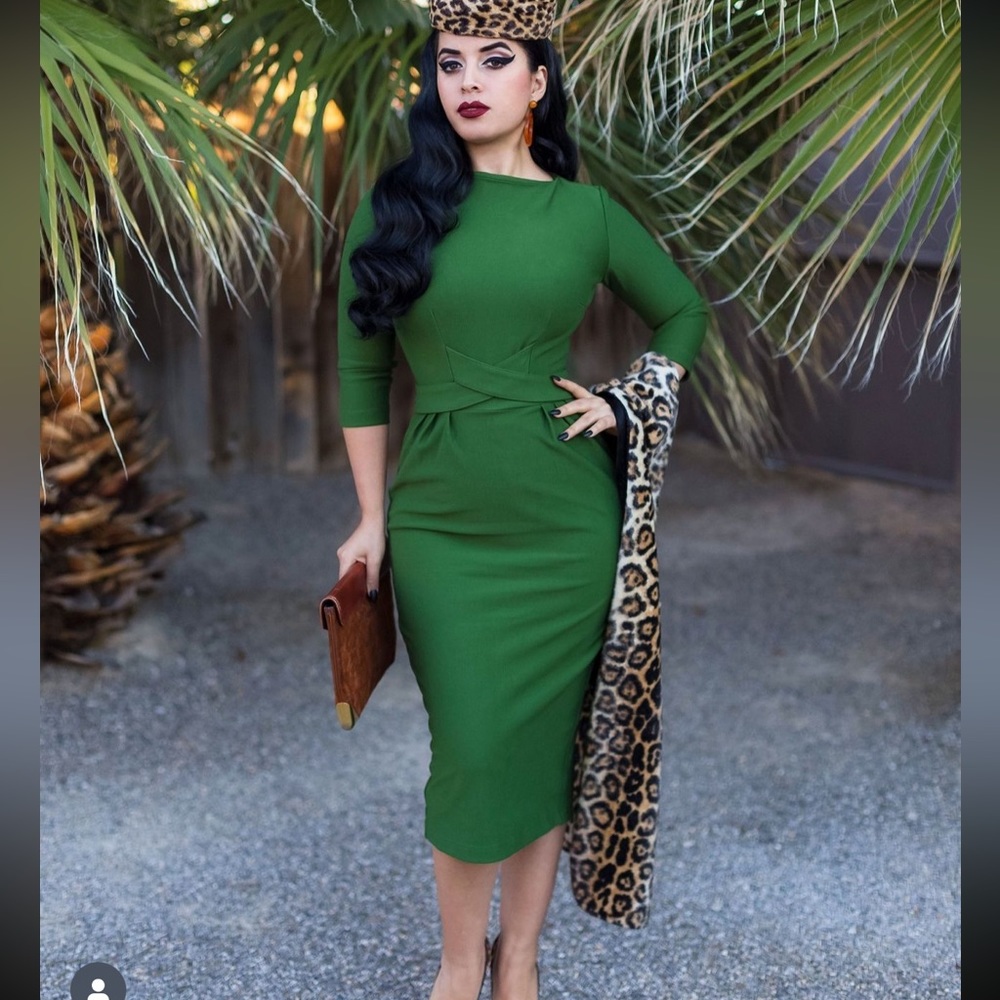 60s Vickie Criss Cross Dress